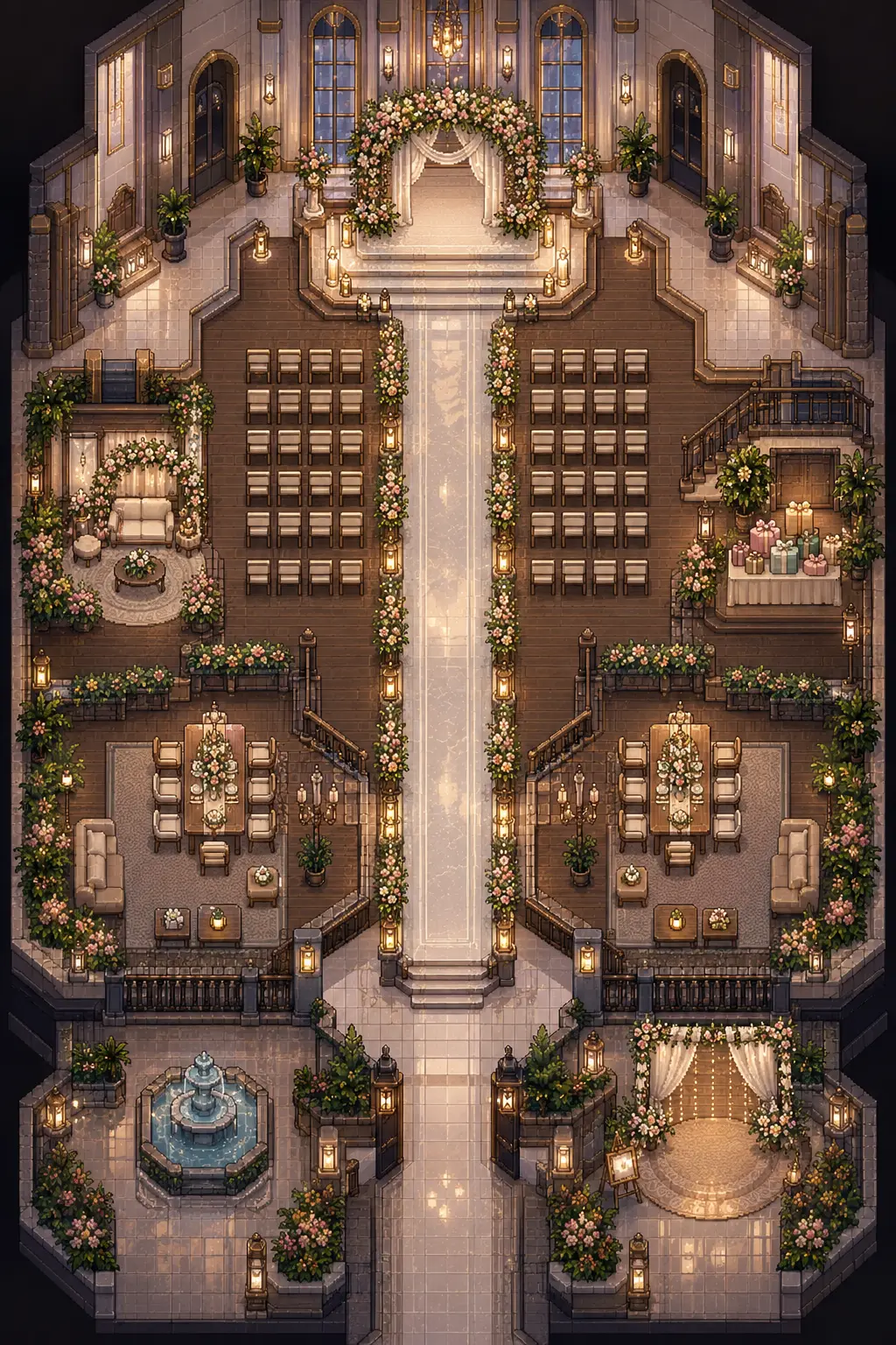 Map tema 3D-like Pixel Hall